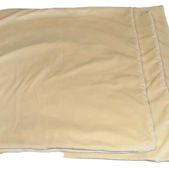 "New" Lot Of 3 Casa Decor Home 24x24 Beige Yellow Decorative Accent Pillowcases - Picture 6 of 9